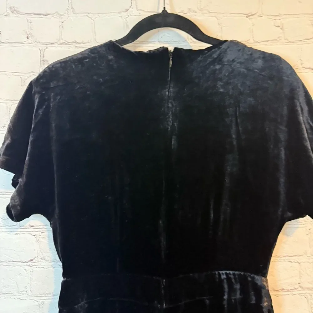 Boden Aston Velvet Jumpsuit size 6R